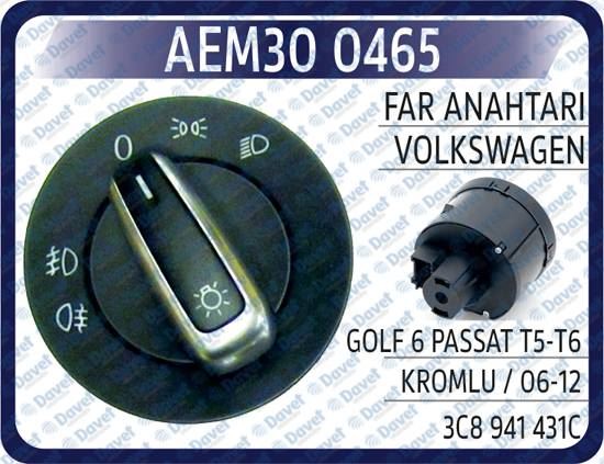 ZSW1147 Far Anahtari Krom 10 Pin Volkswagen Caddy - Golf - Jetta - Passat - Scirocco - Tiguan - Touran - T5 - Amarok 2004-